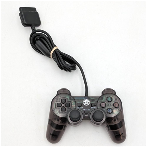 Max Play Playstation 2 Controller - Gennemsigtig - PS2 Tilbehør (B Grade) (Genbrug) 